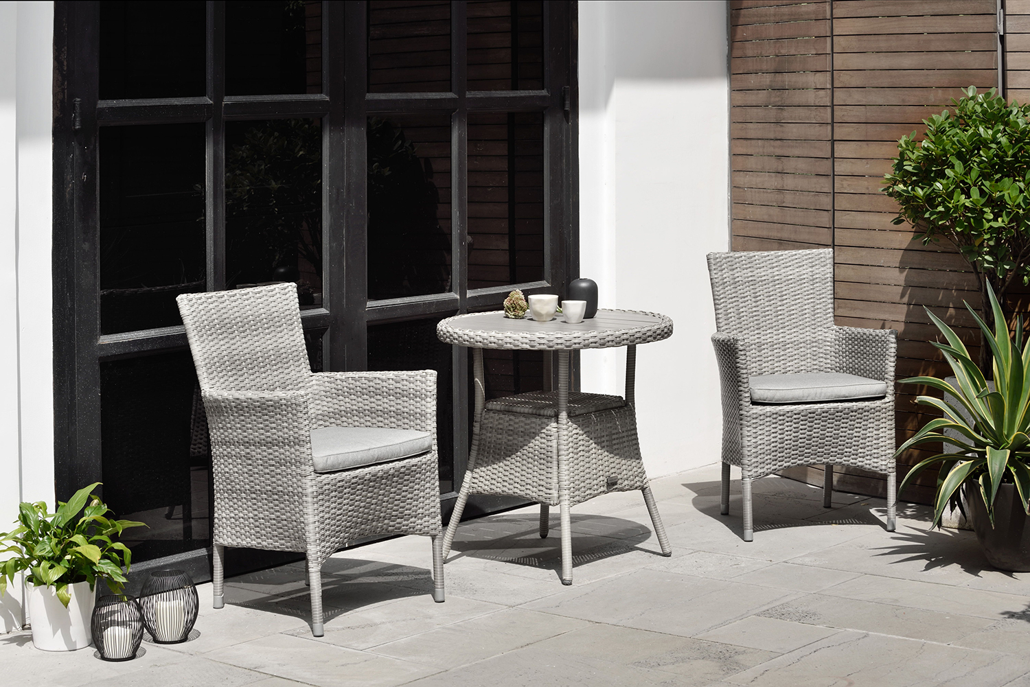 LifestyleGarden Aruba Stacking Bistro Set