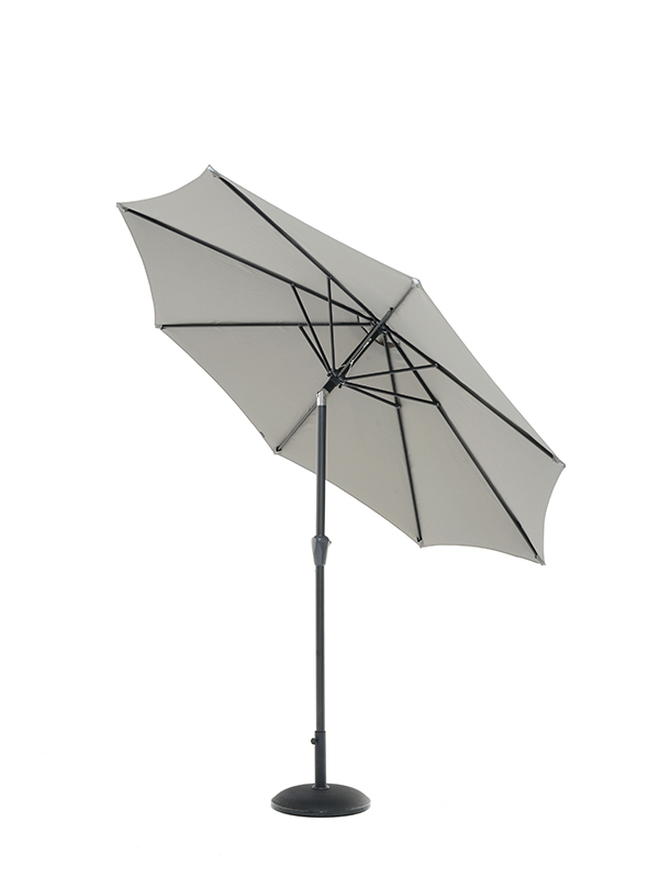 LifestyleGarden 2.5m Parasol and 15 kg base set - Taupe