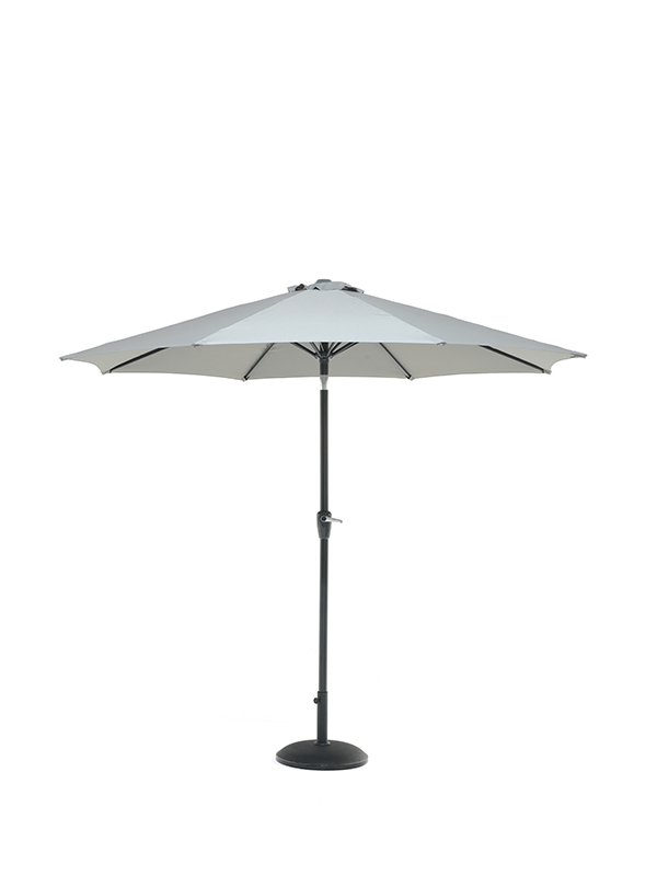 LifestyleGarden 2.5m Parasol and 15 kg base set – Taupe