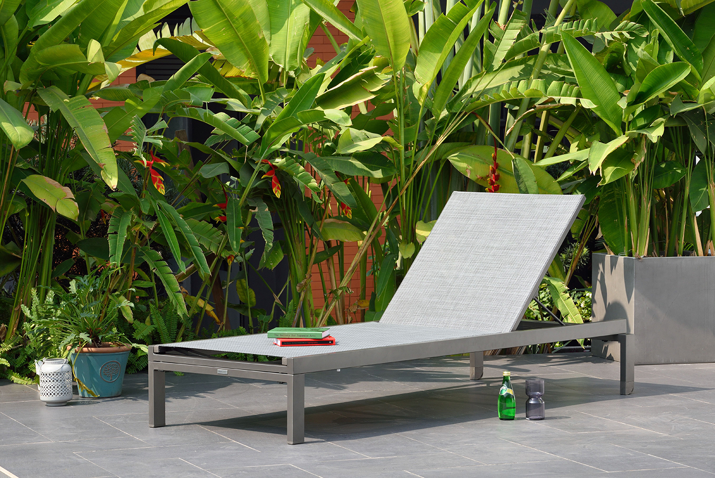 LifestyleGarden 2 Solana stacking Sun Loungers