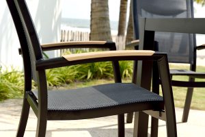 LifestyleGarden Panama 6 Seat Stacking Dining Set - Weathernet