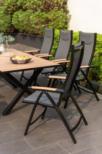 LifestyleGarden Panama 8 Seat Reclining Dining Set - Weathernet