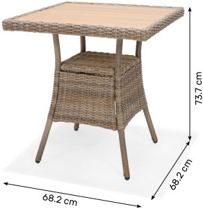 LifestyleGarden Bermuda Bistro Set in Natural