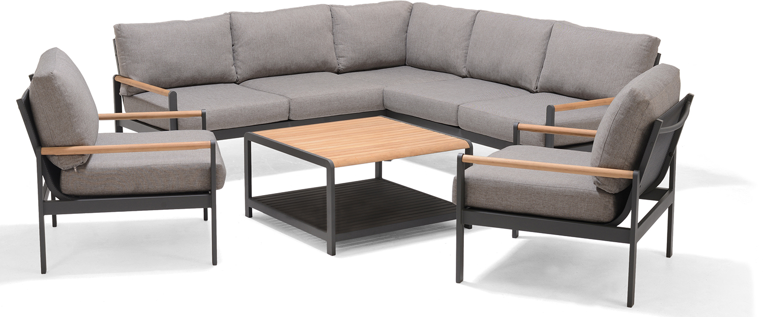 LifestyleGarden Amber Corner Set including Armchairs