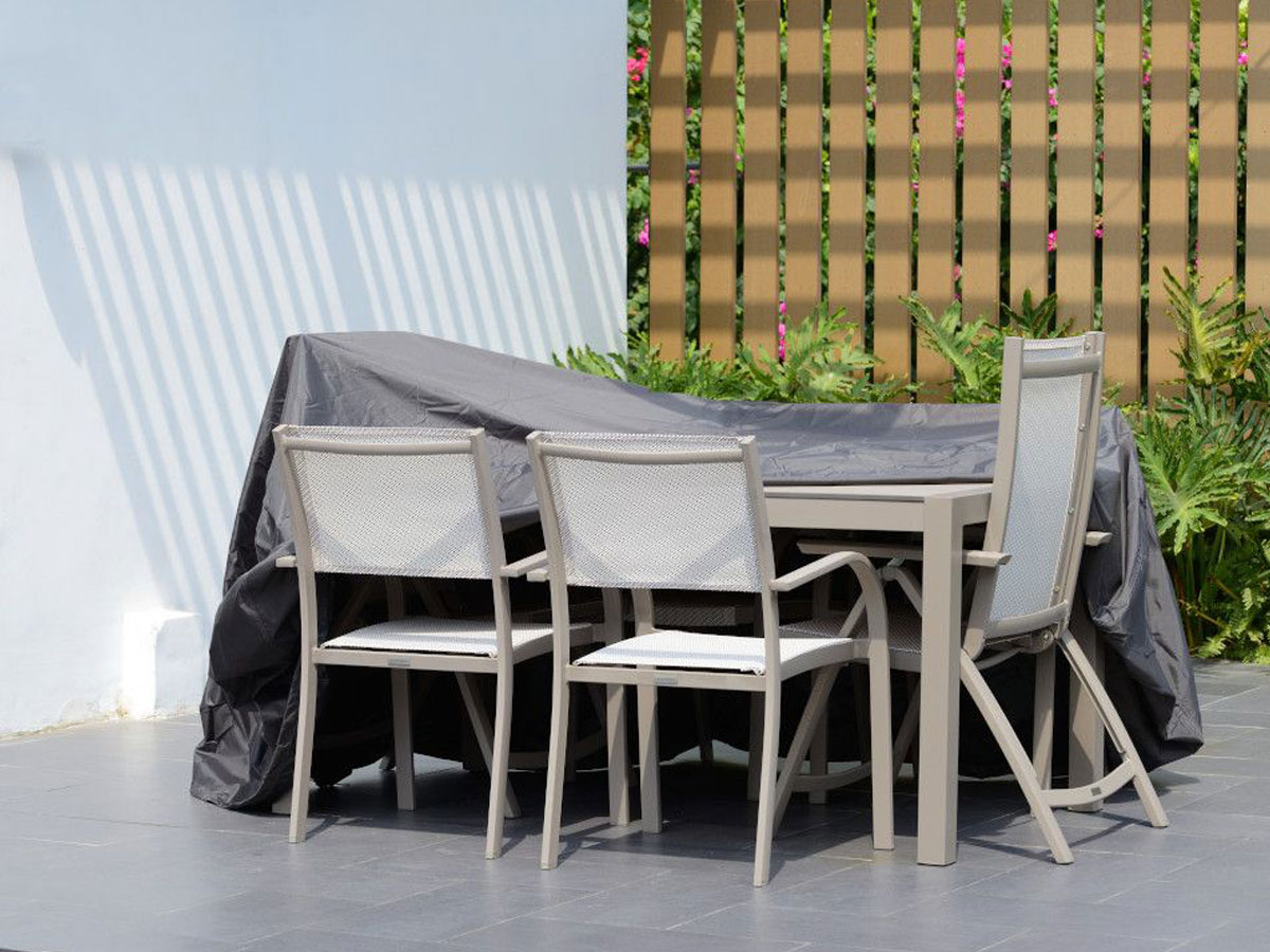 LifestyleGarden Premium Furniture Cover 6x Rectangular Dining set - Grey