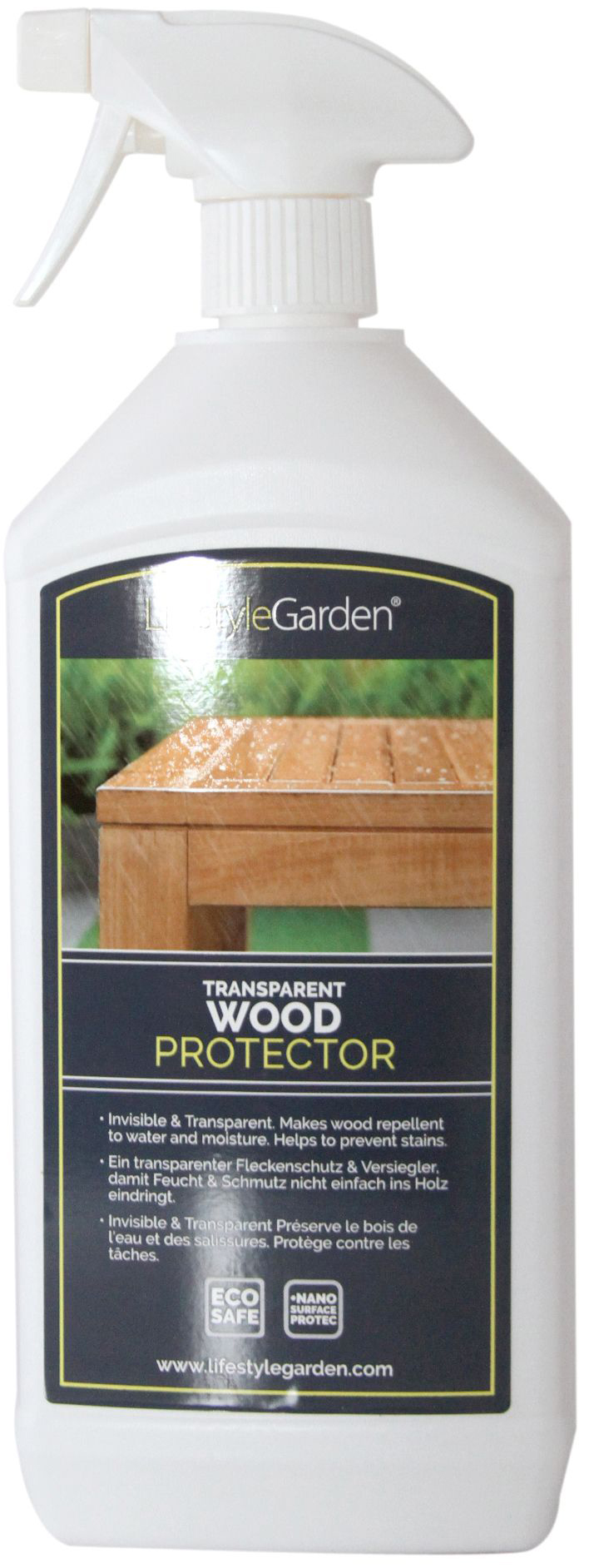 LifestyleGarden Transparent Wood Protector – 1 Litre