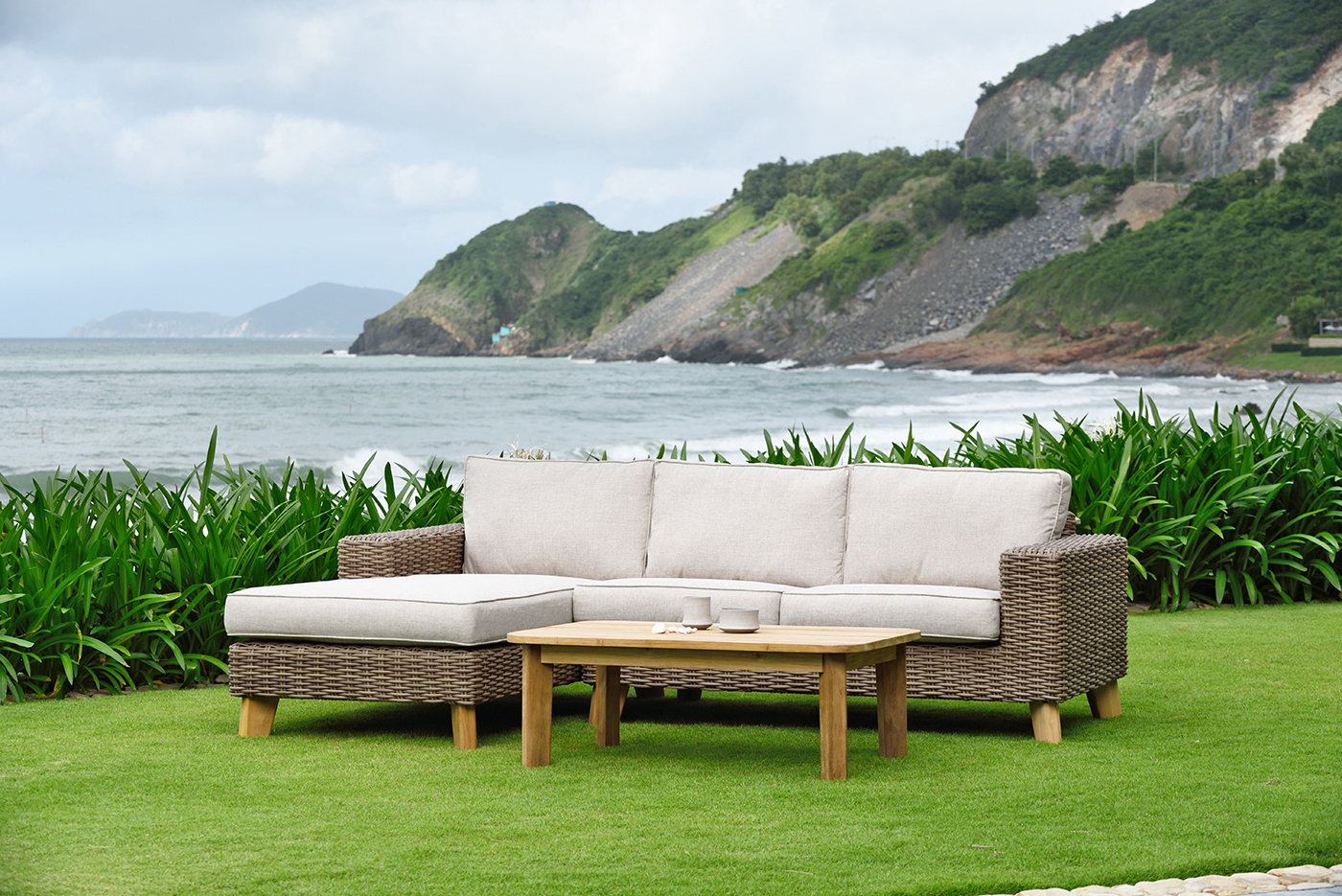 LifestyleGarden Bahamas Right Hand Chaise Lounge Set