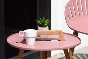 LifestyleGarden Nassau 50cm Round Coffee Set - Pink
