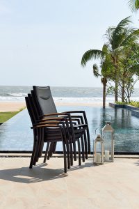 LifestyleGarden Panama 6 Seat Stacking Dining Set - Weathernet