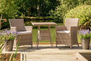 LifestyleGarden Bermuda Bistro Set in Natural