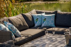LifestyleGarden Bermuda Casual Corner Set including Sofa Chairs in Grey