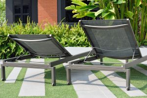 LifestyleGarden 2 Solana stacking Sun Loungers and Side Table Set