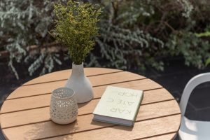 LifestyleGarden Onyx 66cm Round Bistro Set White