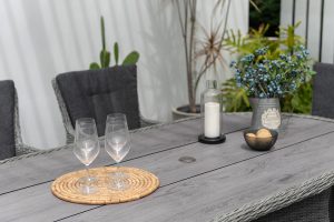 LifestyleGarden Martinique Grey 6 Seat Dining Set