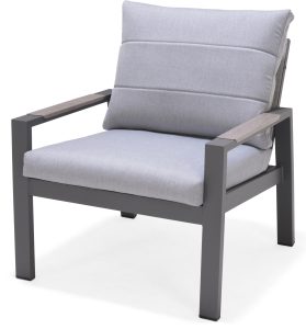 LifestyleGarden Urbanite Dark 4 Piece Lounge Set